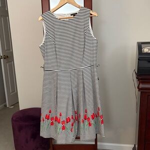 Brooks Brothers Striped Tulip Dress 
Size 12